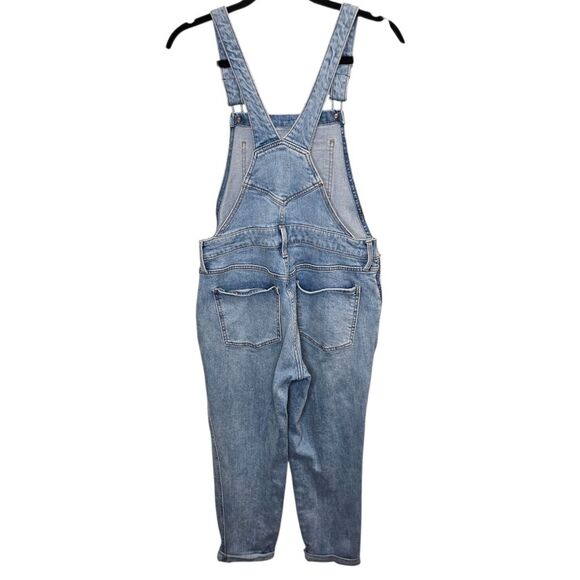Old Navy Women's 8 Light Wash Blue Jean Denim Overalls - Picture 5 of 16
